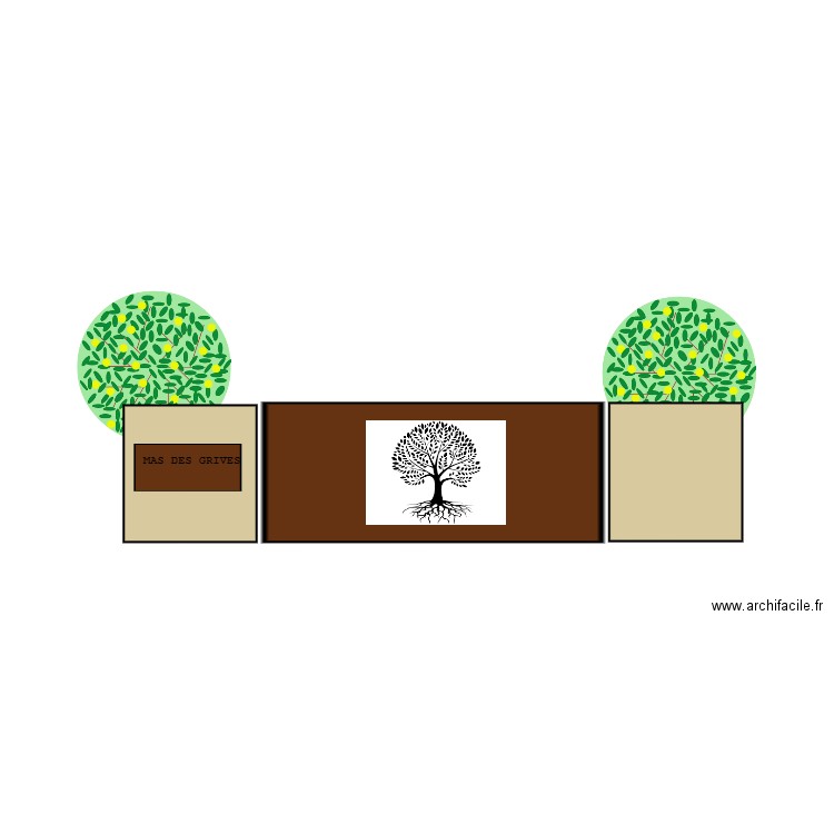 PORTAIL mas02. Plan de 0 pièce et 0 m2