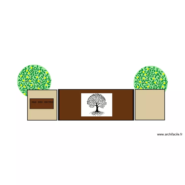 PORTAIL mas02. Plan de 