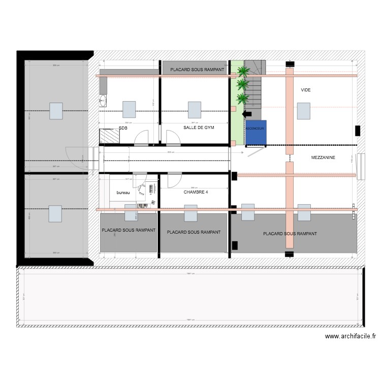 ETAGE REVU NIGON . Plan de 0 pièce et 0 m2