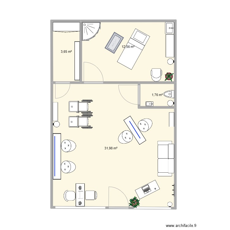 salon de Léane. Plan de 0 pièce et 0 m2
