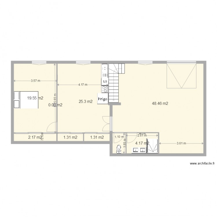 Plan GARAGE. Plan de 0 pièce et 0 m2