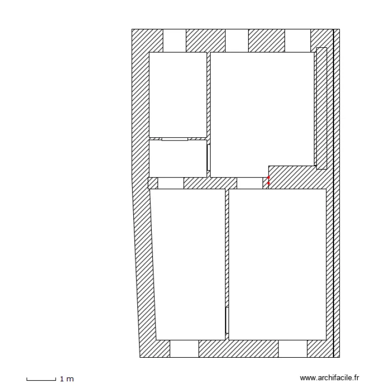 Cafasse_1&deg;Piano. Plan de 