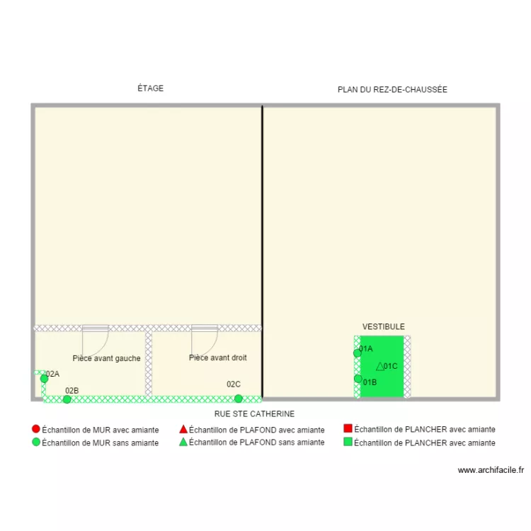 4628 STE CATHERINE. Plan de 4628 STE CATHERINE. Plan de