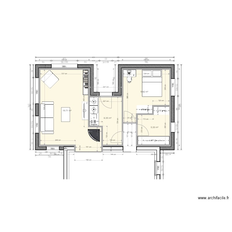 Touze Sebastion. Plan de 0 pièce et 0 m2