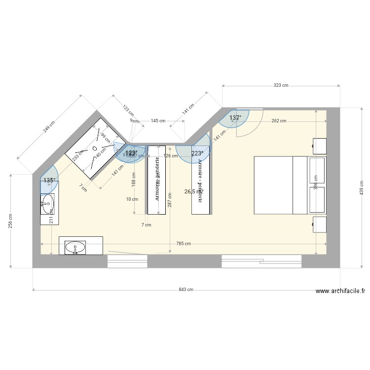 SDB  2 PARENTALE PLOMELIN. Plan de 0 pièce et 0 m2