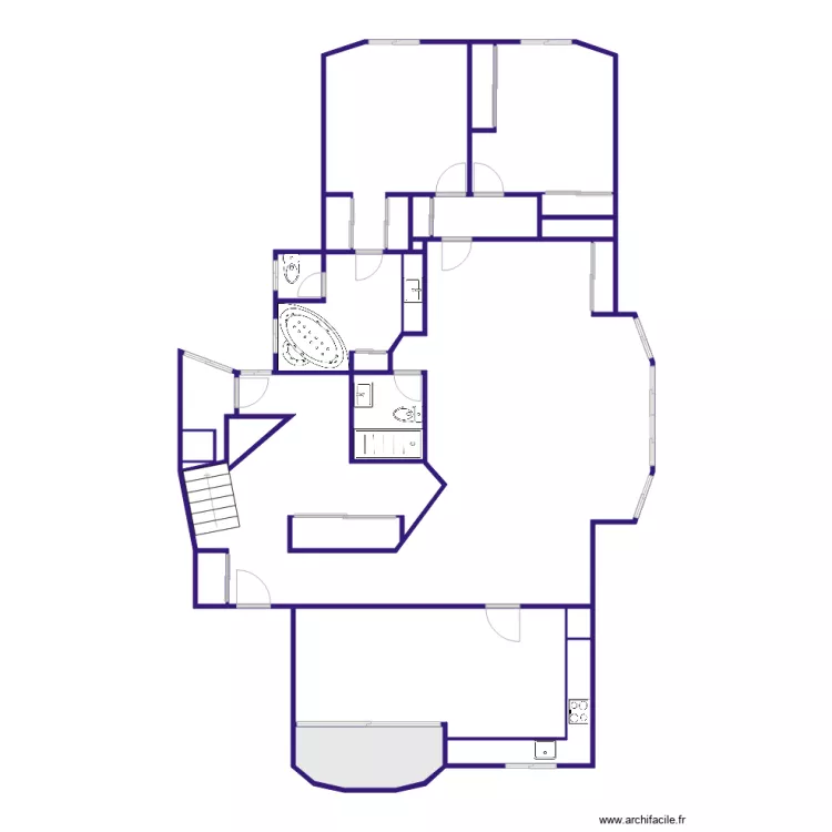 Rocio del Mar Penthouse. Plan de 