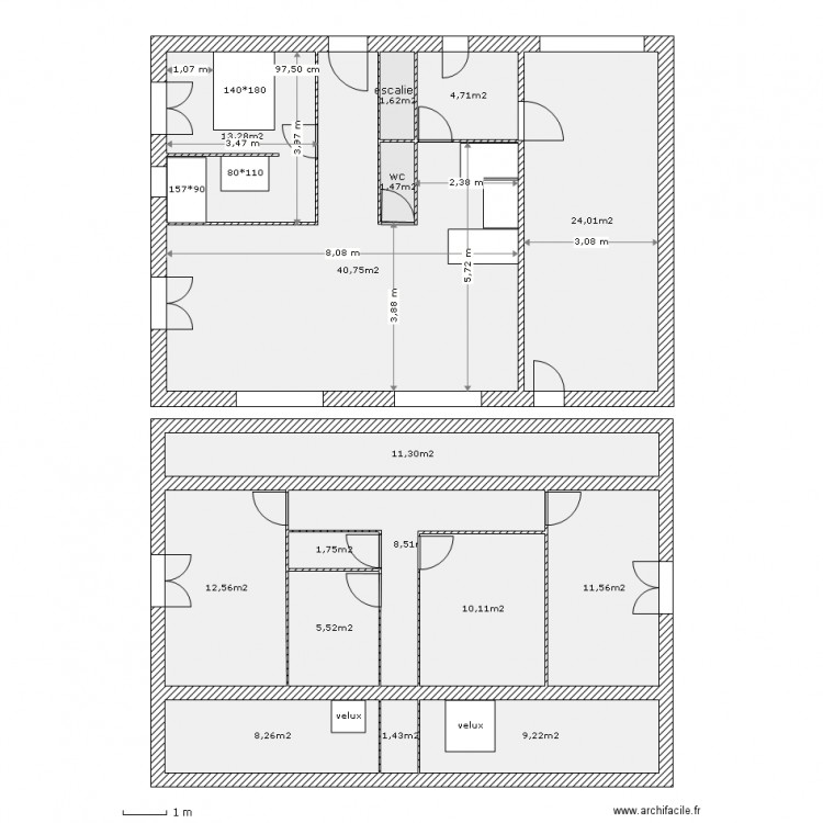 Plan. Plan de 0 pièce et 0 m2