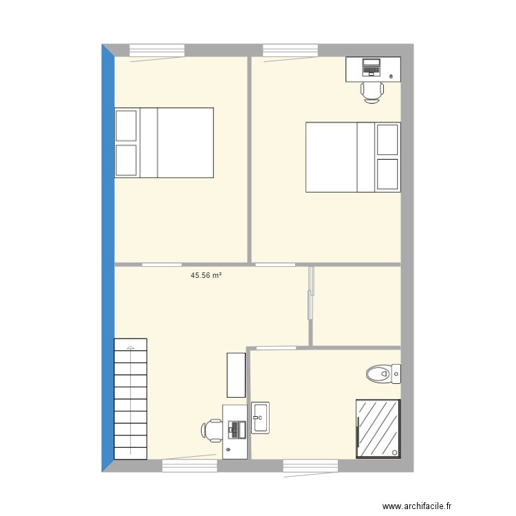 maison roosevelt D. Plan de 0 pièce et 0 m2