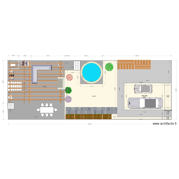 Backyard CARPORT IDEA 6 Carport Design. Plan de 0 pièce et 0 m2