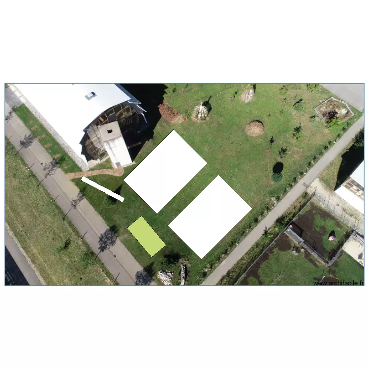 Cernier &eacute;xterieures. Plan de 