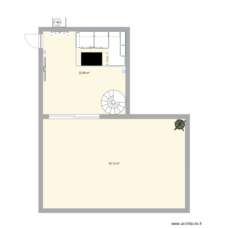 Maison simple. Plan de 0 pièce et 0 m2