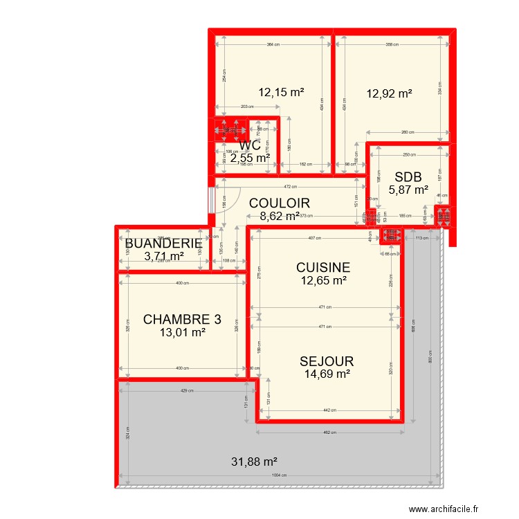 BI 11651. Plan de 0 pièce et 0 m2