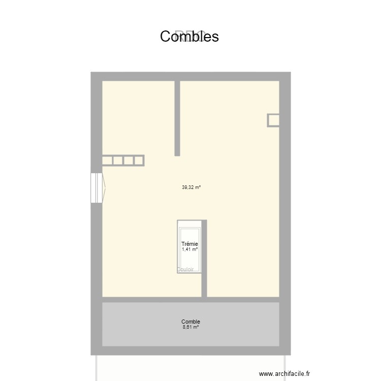 Plan Mont Dore Existant  PARTAGE. Plan de 0 pièce et 0 m2