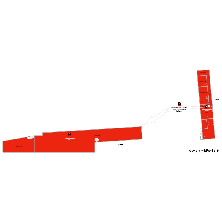 vendee marine am etage 1214. Plan de 9 pièces et 385 m2