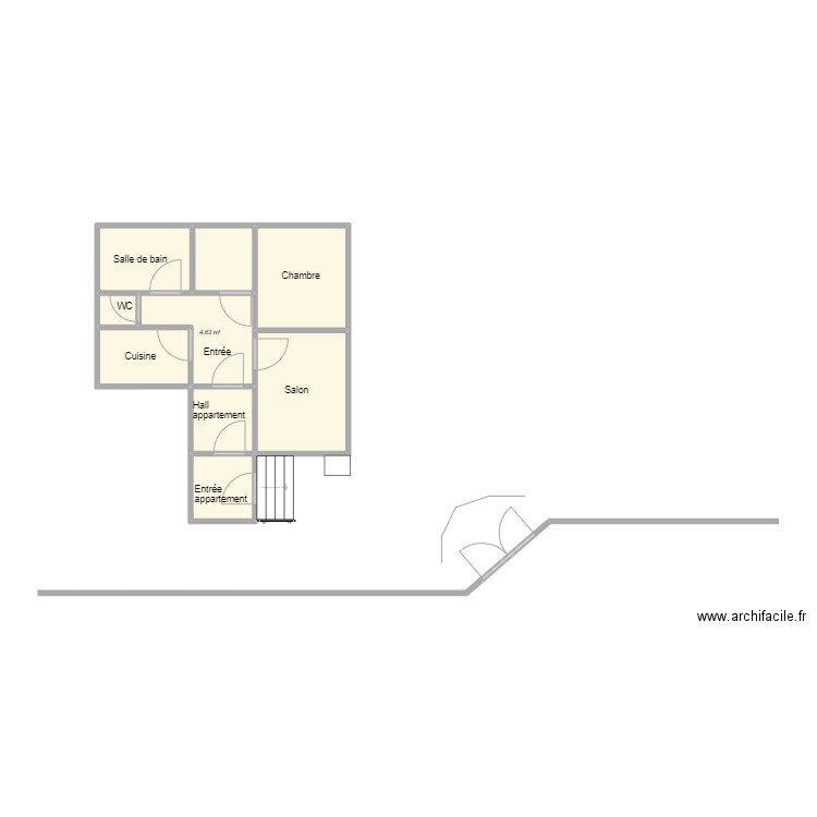 Divoux maison existant. Plan de 0 pièce et 0 m2