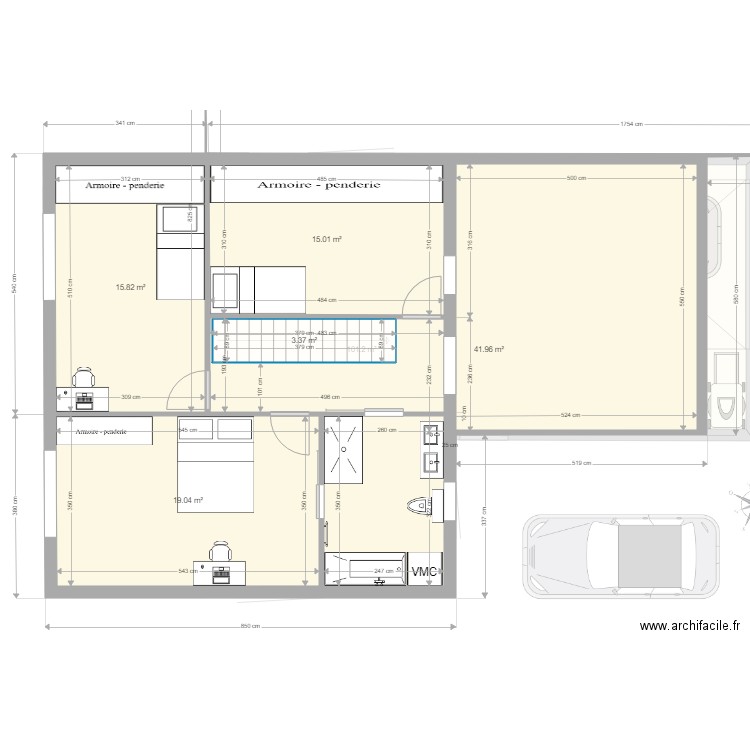 Projet Rankin. Plan de 0 pièce et 0 m2