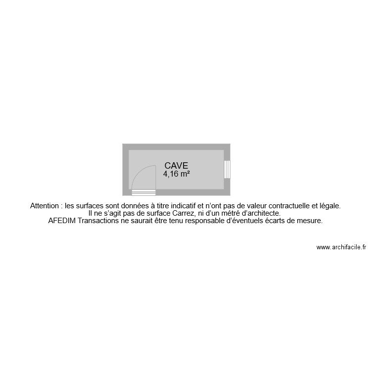 BI 8413 CAVE. Plan de 0 pièce et 0 m2