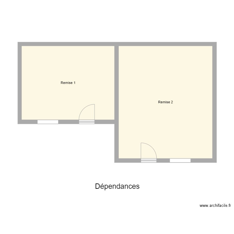 Croquis LEINHARD Dépendances. Plan de 0 pièce et 0 m2