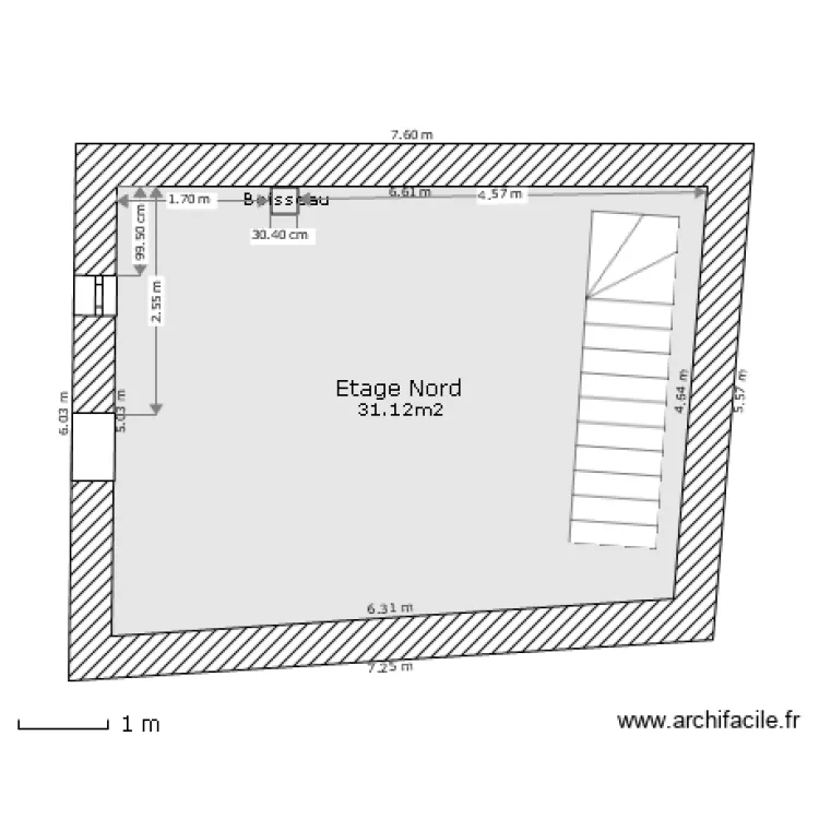 Etage Nord 1. Plan de Etage Nord 1. Plan de