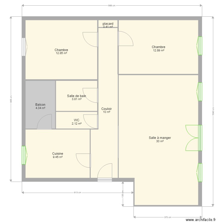 plan messaoudene. Plan de 0 pièce et 0 m2