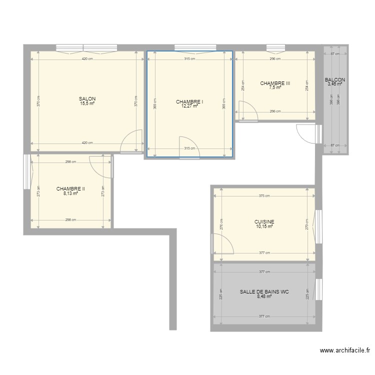 Appartement Nanchen Hedwige6. Plan de 0 pièce et 0 m2