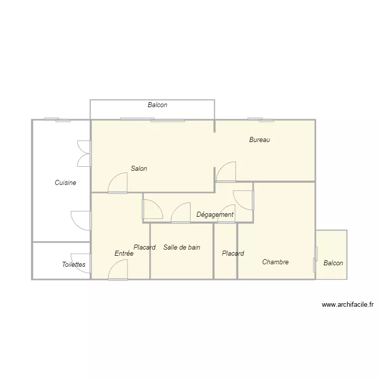 Croquis GROSSEN. Plan de 