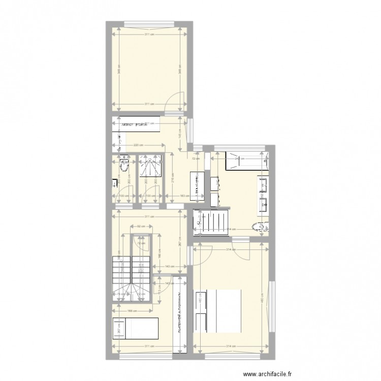 etage2. Plan de 0 pièce et 0 m2