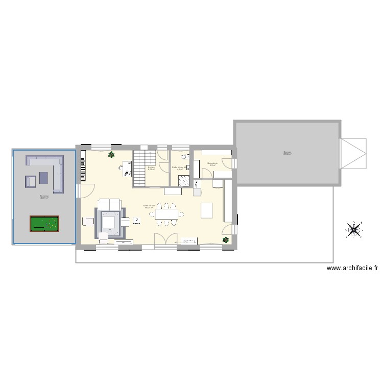 Saint Rustice RDC. Plan de 0 pièce et 0 m2