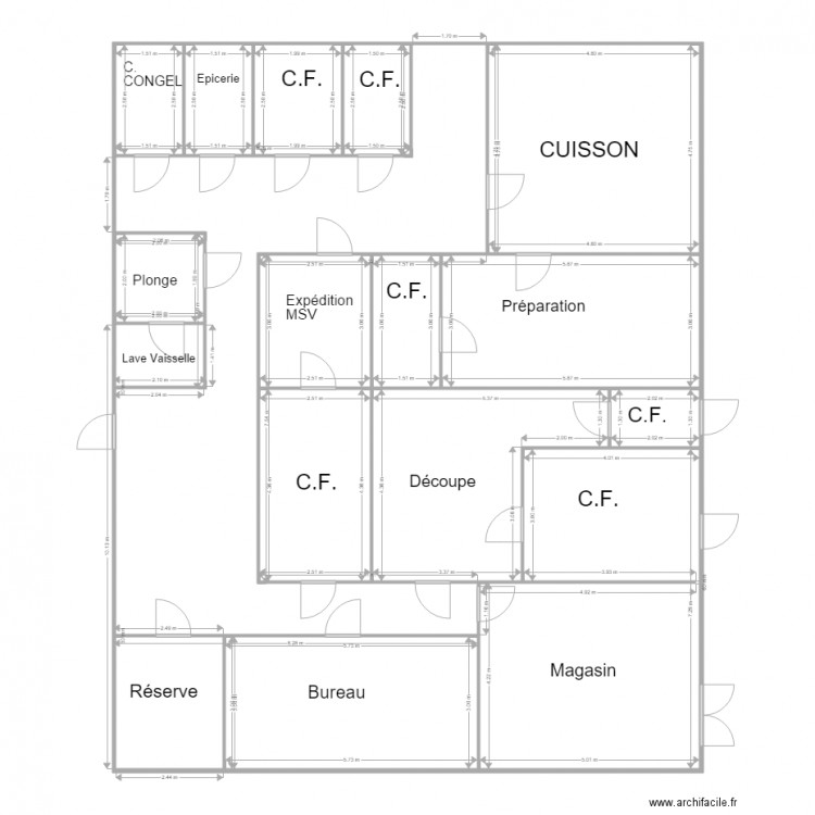 atelier decoupe . Plan de 0 pièce et 0 m2