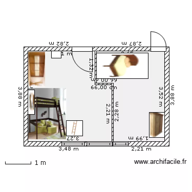 chambresEmmapolline. Plan de 