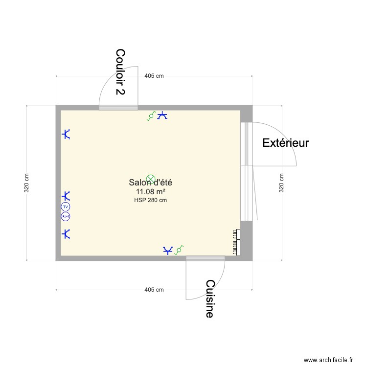 Maison Emanuel Salon ETE. Plan de 0 pièce et 0 m2