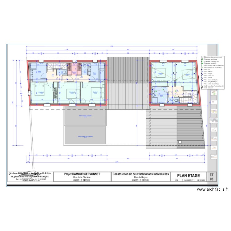 JJD etage. Plan de 0 pièce et 0 m2