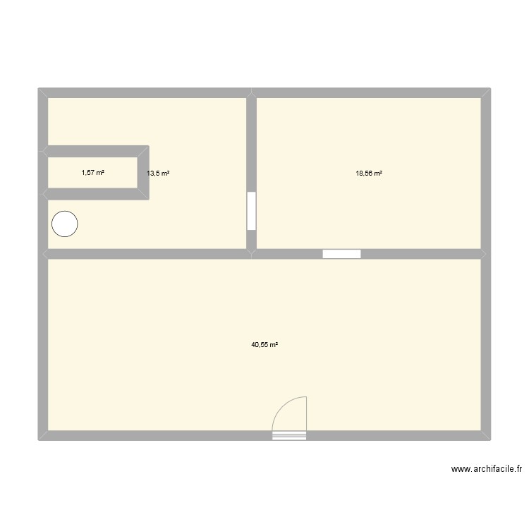 savonnerie. Plan de 0 pièce et 0 m2