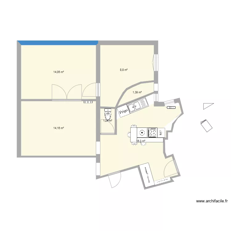 Clotilde BAR V2. Plan de 