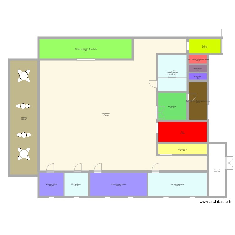 anglais. Plan de 0 pièce et 0 m2