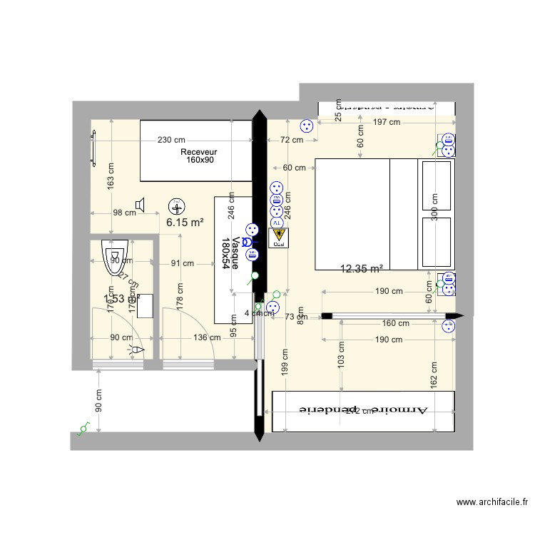 RDC gauche test. Plan de 0 pièce et 0 m2