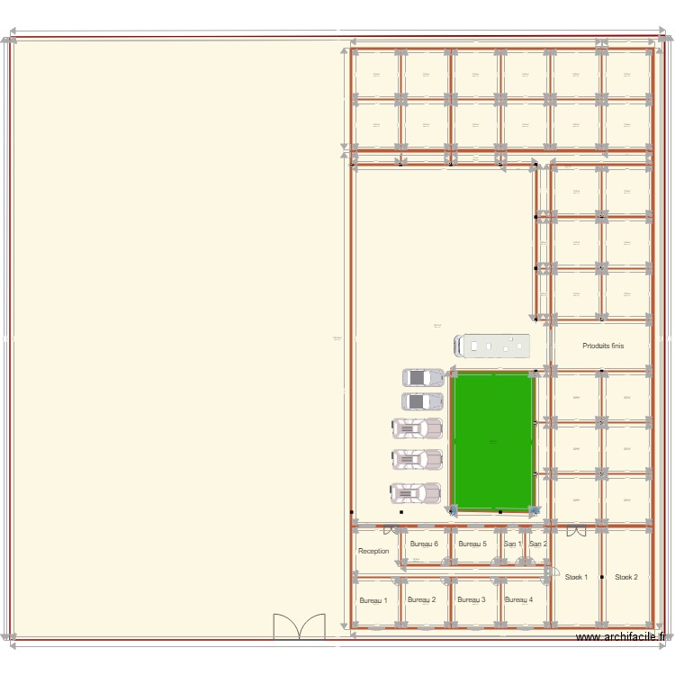 hangars q10. Plan de 0 pièce et 0 m2