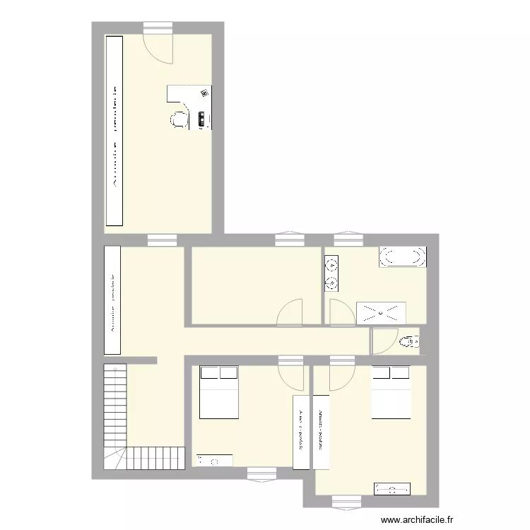 premier etage. Plan de premier etage. Plan de