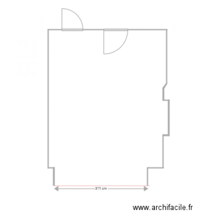 boucherie vide 10 10 2017. Plan de 0 pièce et 0 m2