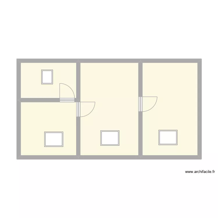 HOFER - GRAND QUEVILLY. Plan de 