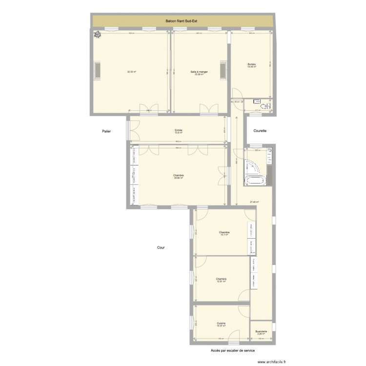 115 LAFAYETTE. Plan de 0 pièce et 0 m2