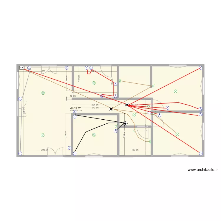 Chantier Luce Henriol. Plan de 