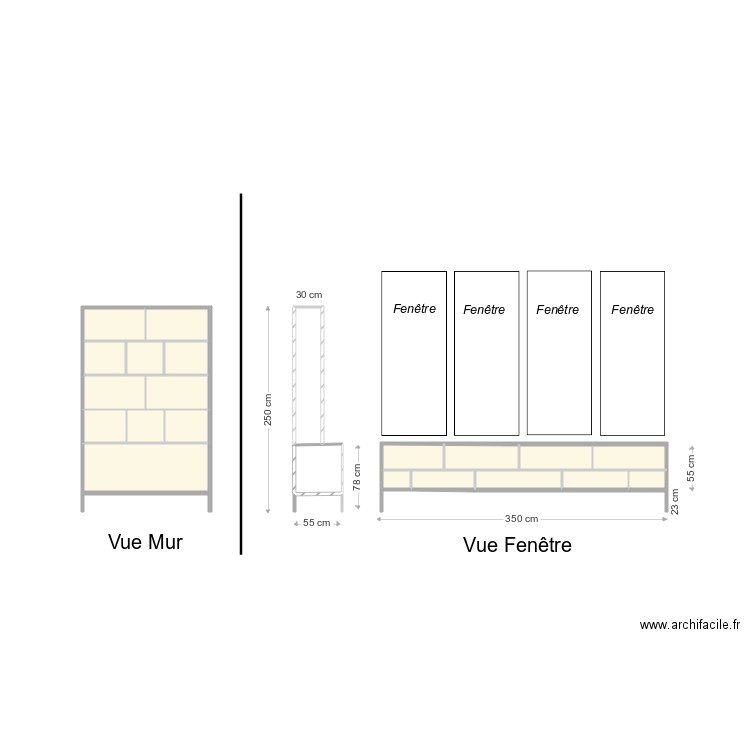 bibliotheque. Plan de 0 pièce et 0 m2