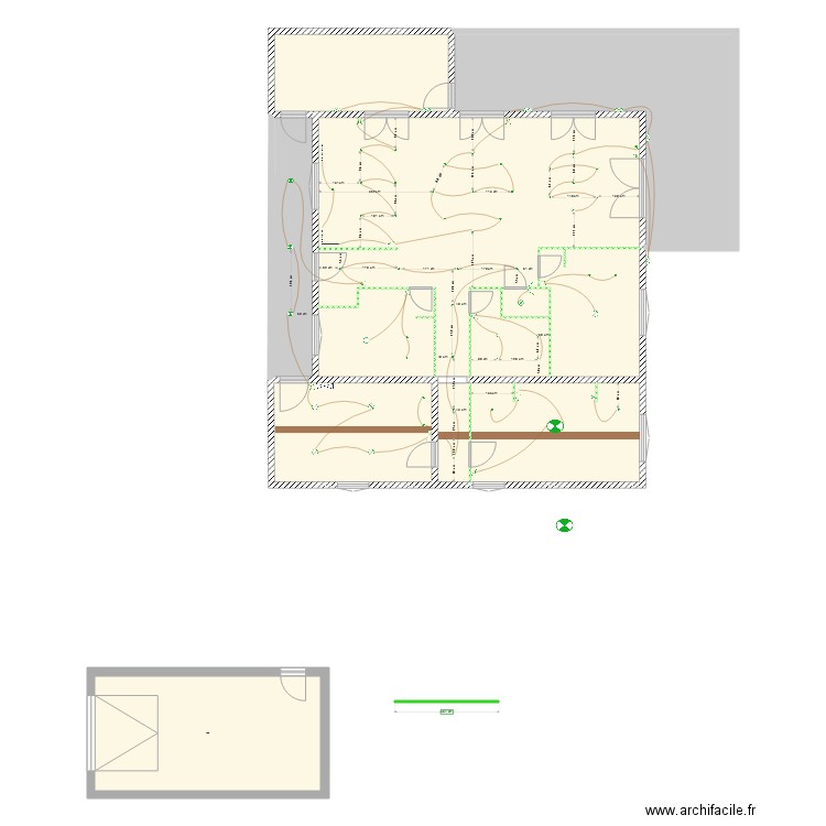 éclairage. Plan de 0 pièce et 0 m2