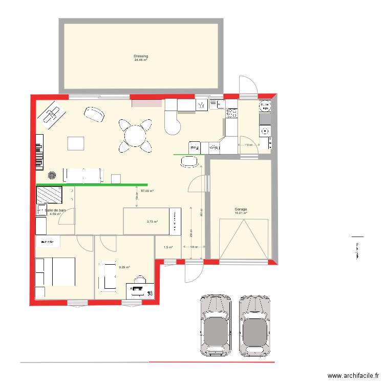 raymonde version caroline2. Plan de 0 pièce et 0 m2