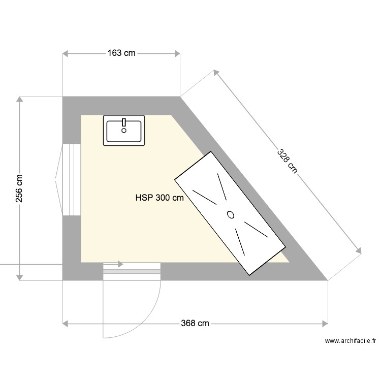 sdb JEREMY. Plan de 0 pièce et 0 m2