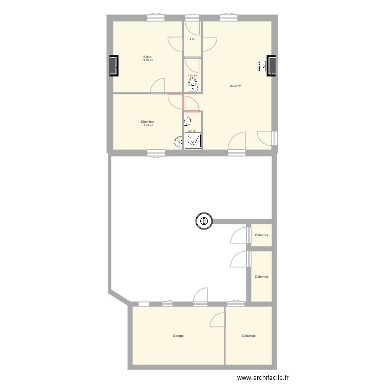 PEROCHOUSE Version 1. Plan de 0 pièce et 0 m2