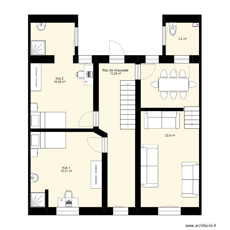 Laboratoire 24 - version 1 - Rez. Plan de 0 pièce et 0 m2