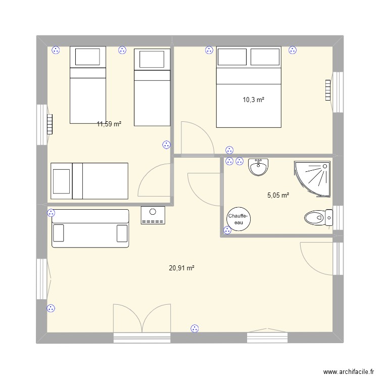 plan maison bone 2. Plan de 0 pièce et 0 m2