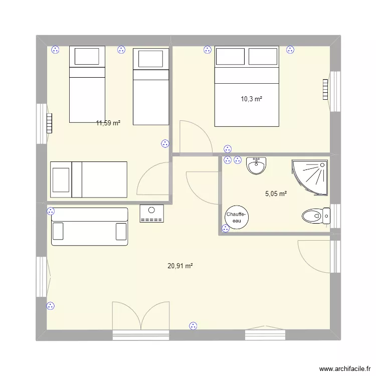 plan maison bone 2. Plan de 